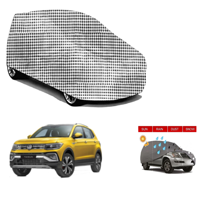 car-body-cover-check-print-volkswagen-taigun